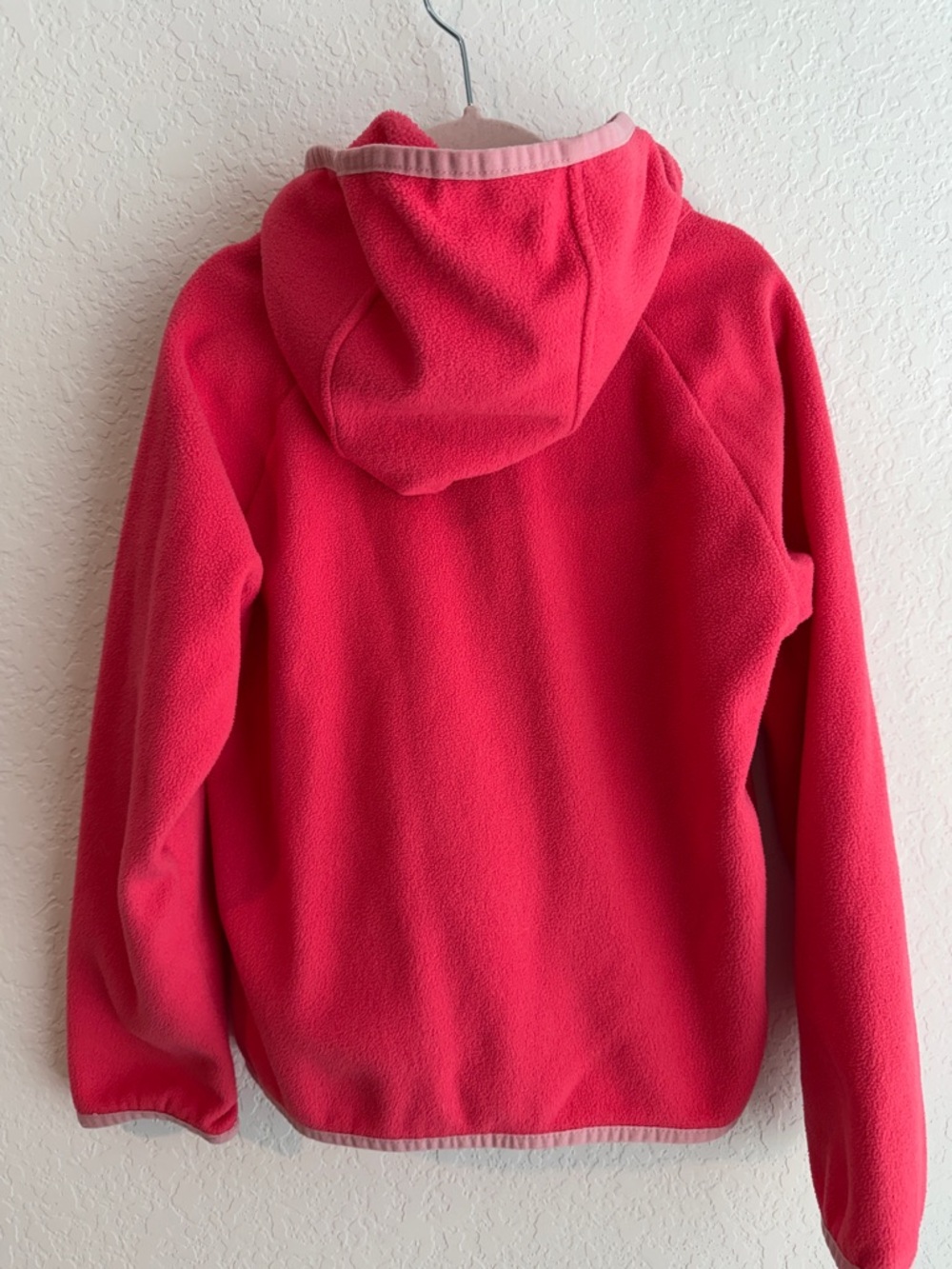 Columbia Girls Bright Pink Hooded Fleece Jacket - Picture 2 of 5